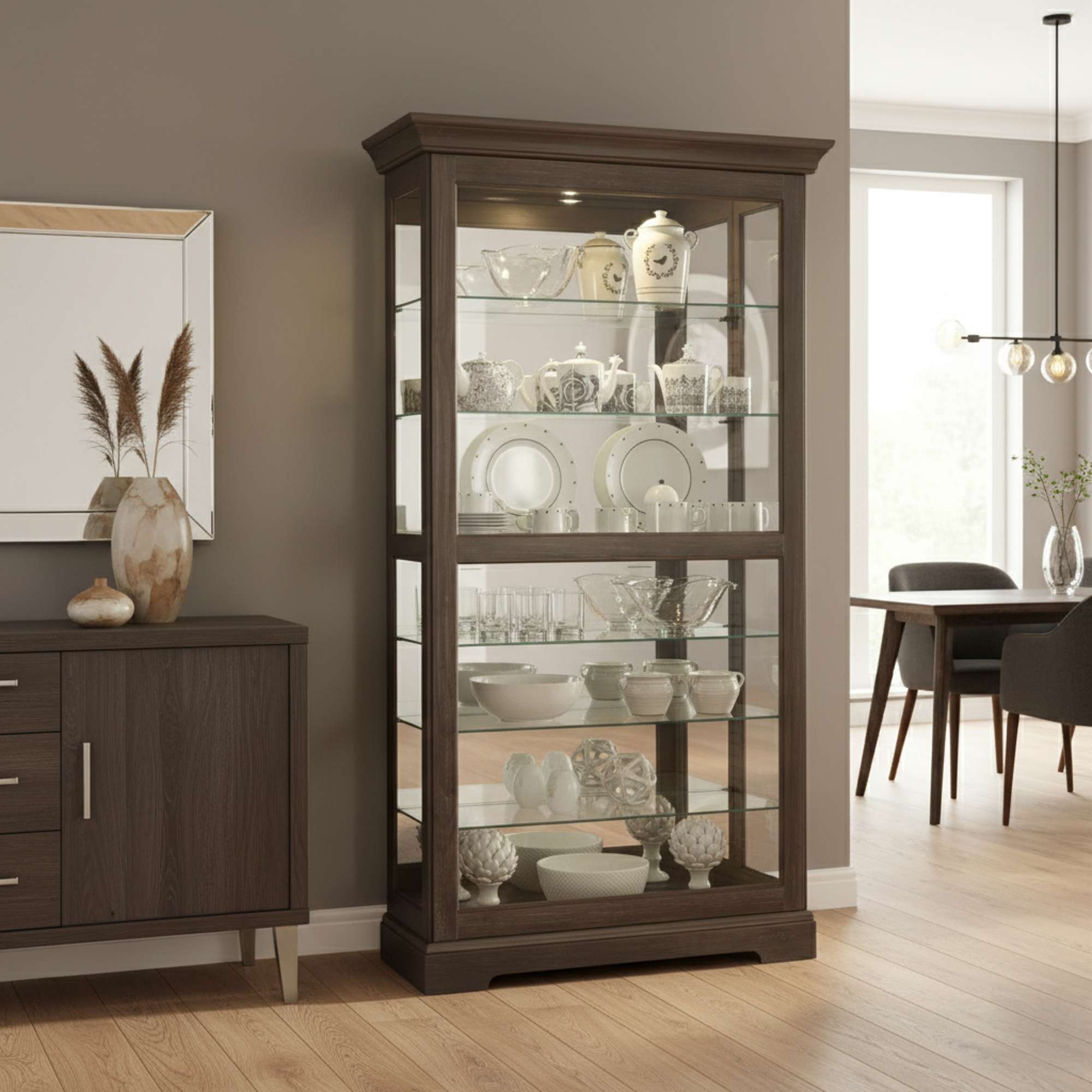 Howard Miller Clock Company Tyler VI Curio 680638