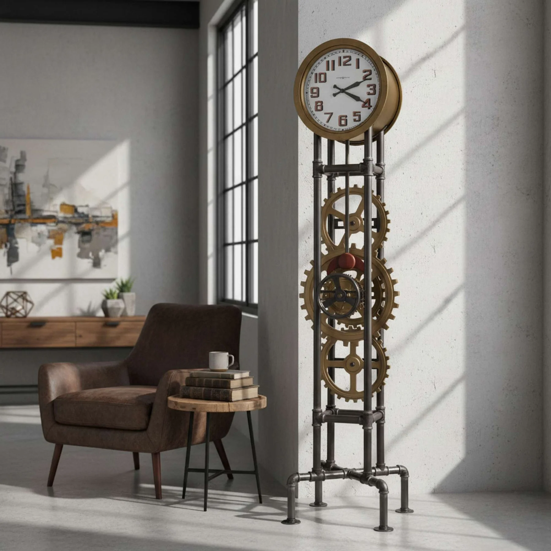 Howard Miller Clock Company Cogwheel Grandfather Clock 615118