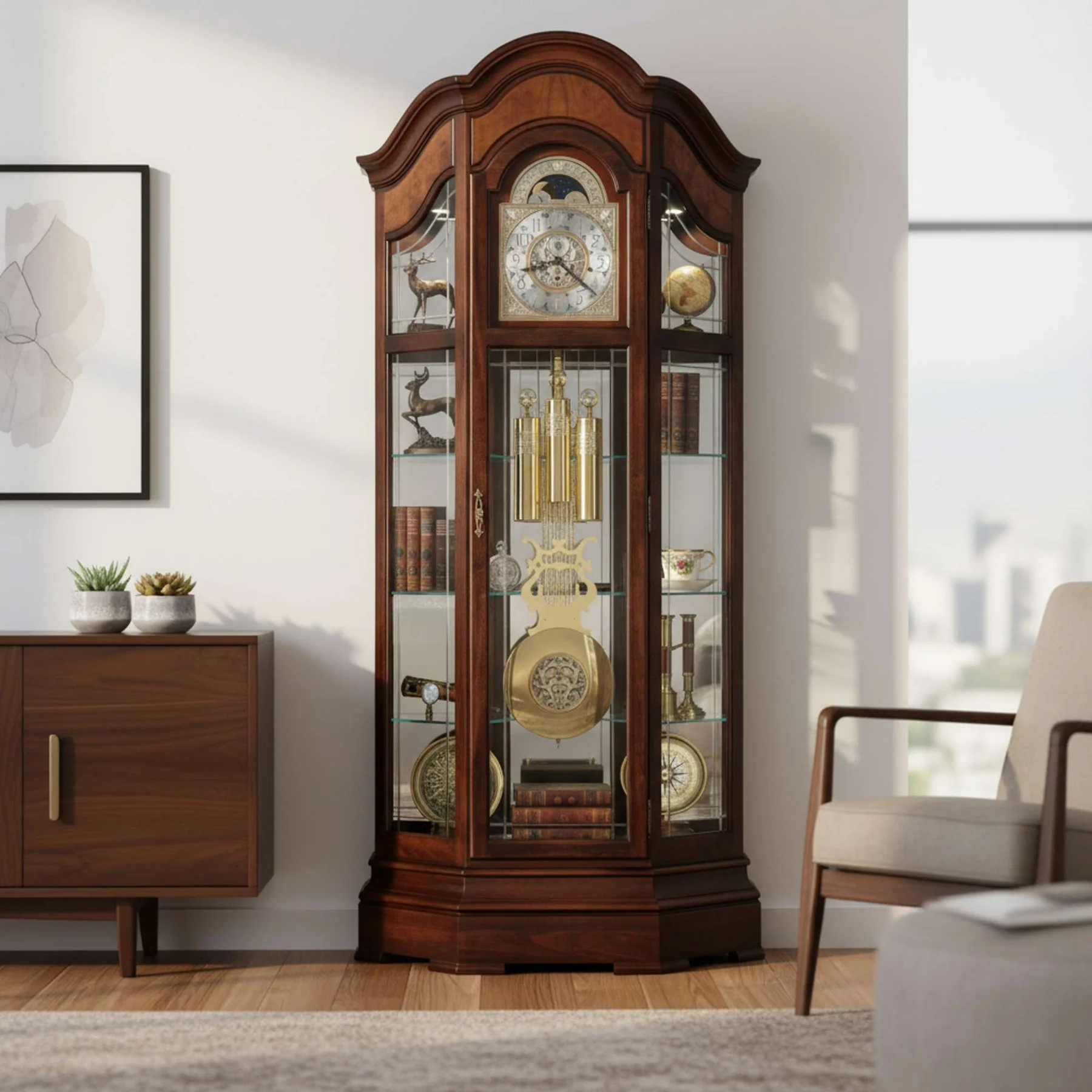 Howard Miller Clock Company Majestic II Grandfather Clock 610939