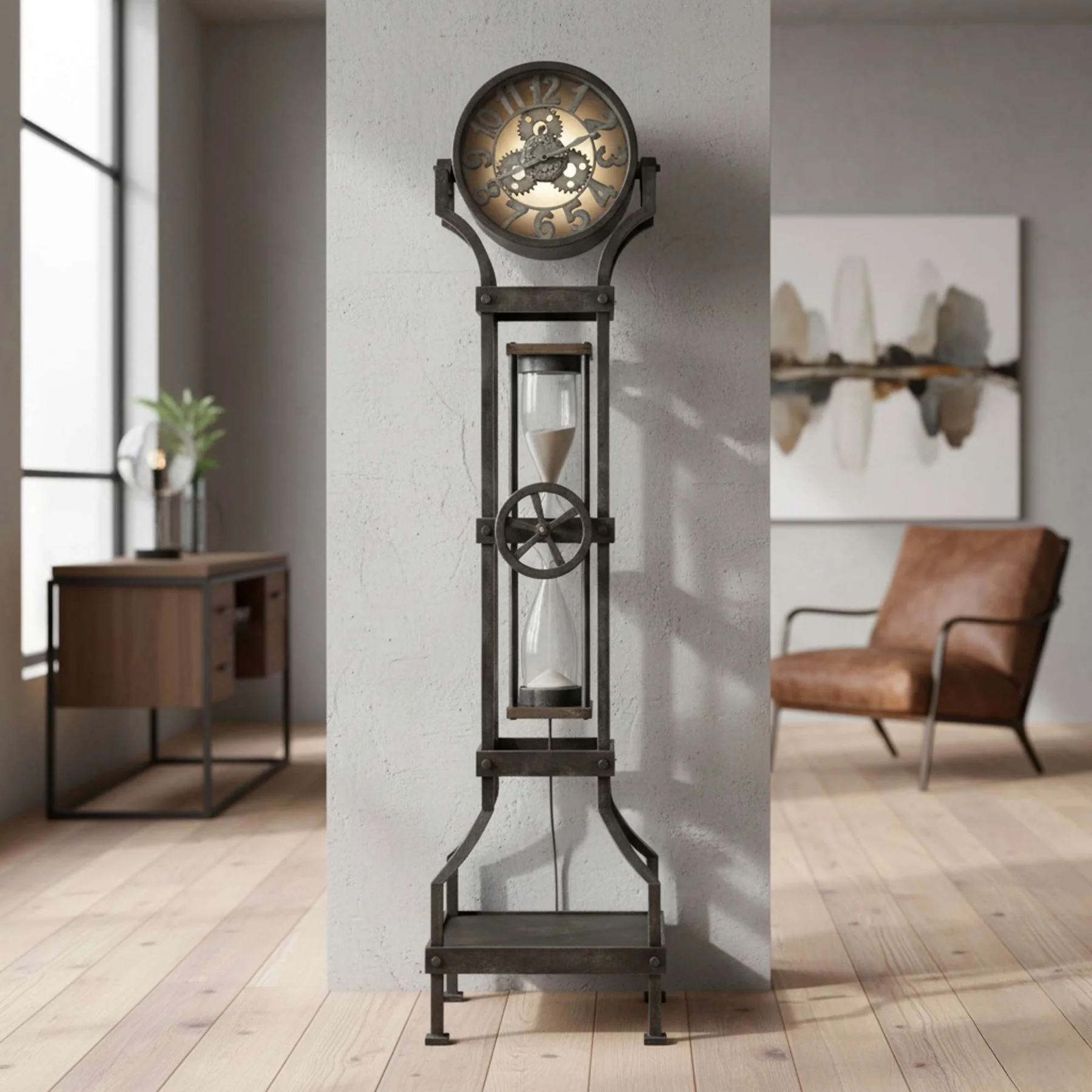 Howard Miller Clock Company Hourglass III Grandfather Clock 615116