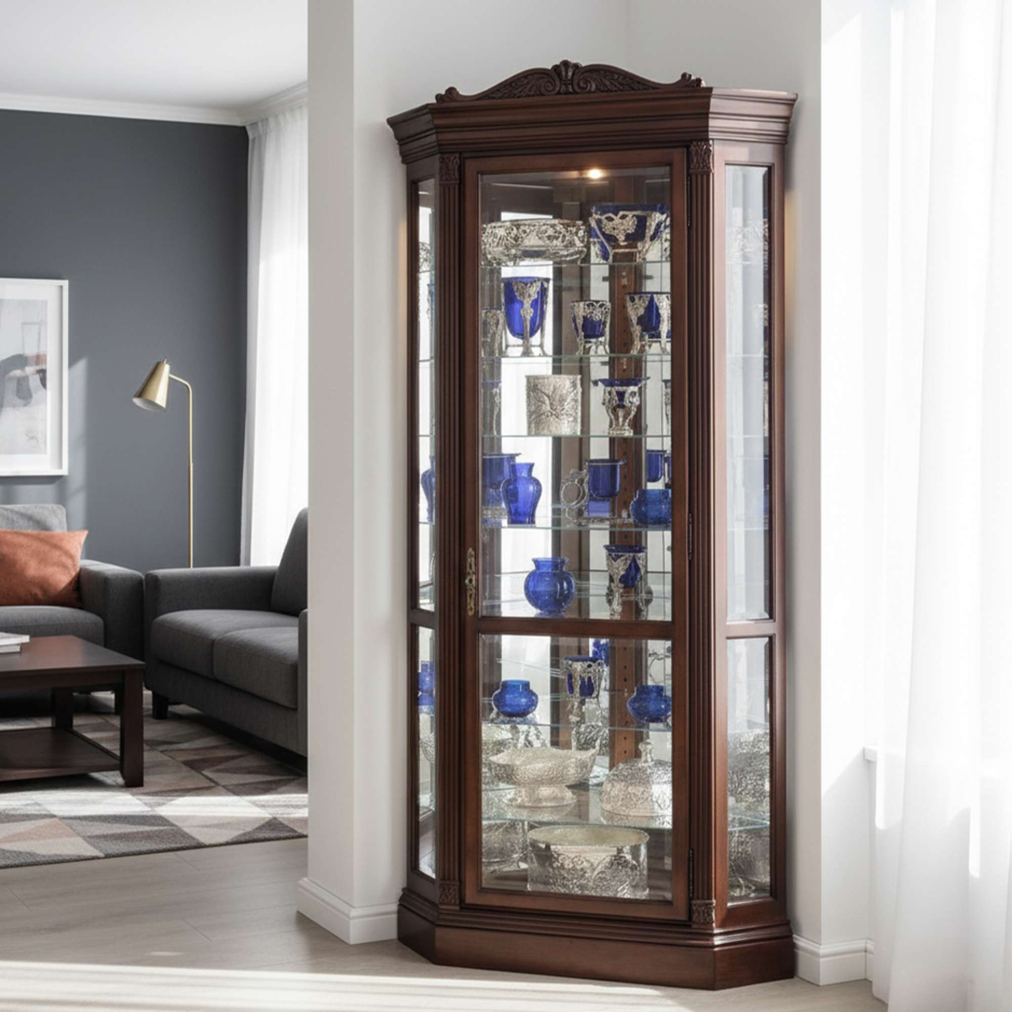 Howard Miller Clock Company Embassy II Curio 680290