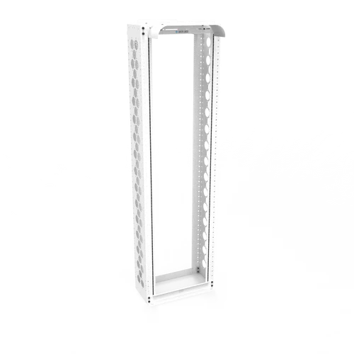 Open Frame 4-Post White CMRX Server Rack by Great Lakes Case