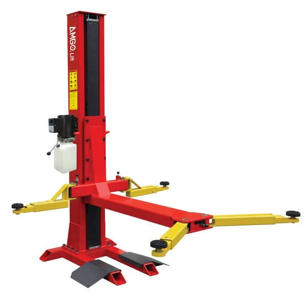 AMGO SL-7 7,000 lb Single-Post Car Lift - Garage & Shop