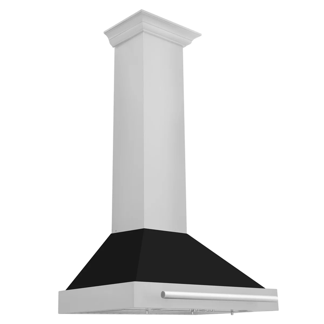 Zline 30 Stainless Steel Range Hood With Shell And Stainless Steel Handle Kb4stx 30